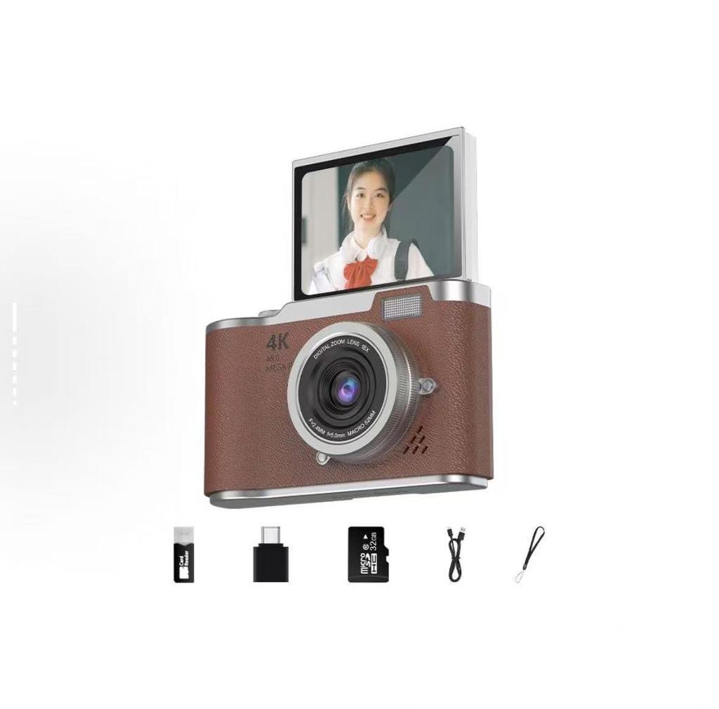 2025 Dual Camera Retro Digital Selfie Camera - Entry-Level CCD Model for Students