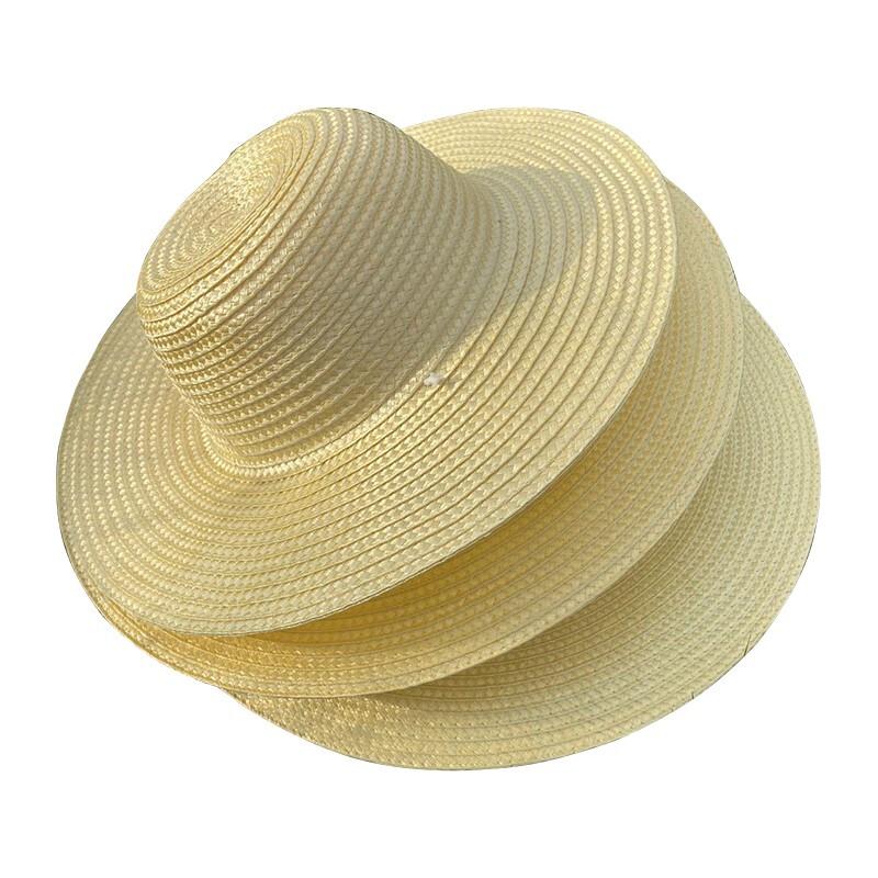 Unisex Large Brim Straw Sun Hat 35cm