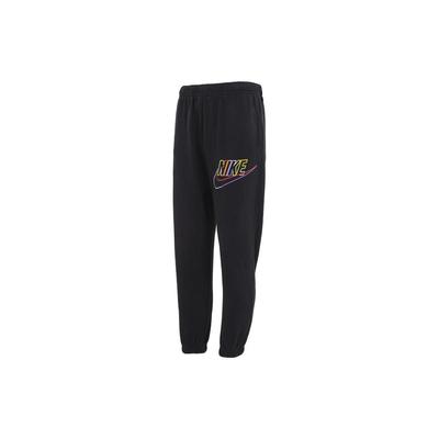 Amerikan Vintage Logo İşlemeli Elastik Bel Jogger Pantolon Erkek Altları Siyah DX0800-010