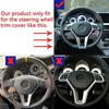 Silver Car Steering Wheel Trim For Mercedes For Benz W176 W204 12-14 OEM Part Number 0994640013 Replacement Car Accessories