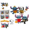 Cute Skull Stitch Snoopy Pumpkin Plush Doll For Halloween Home Decoration