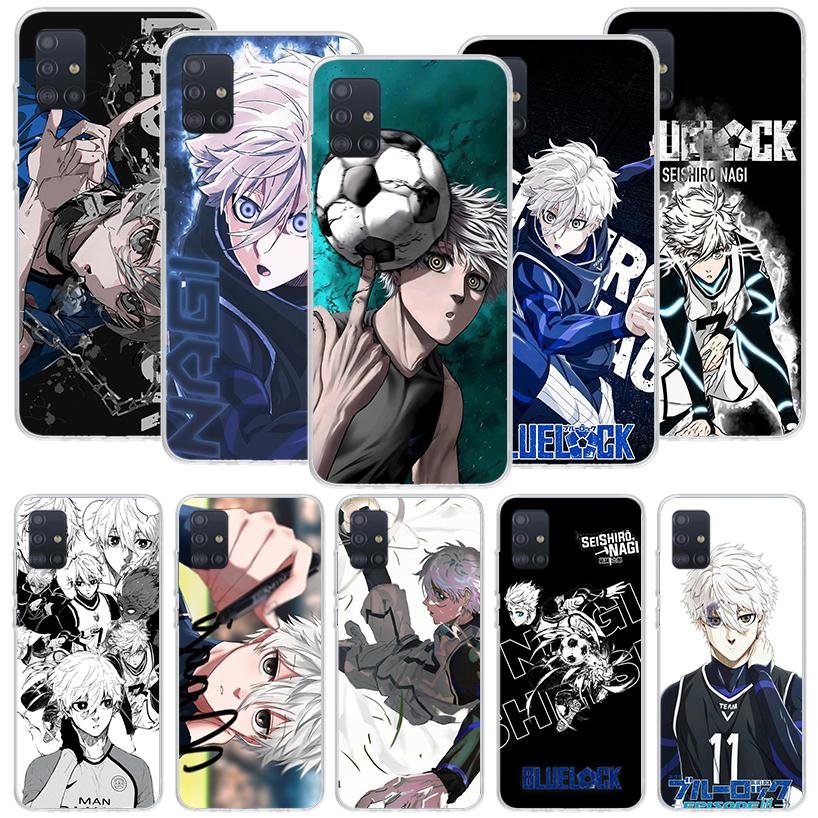 Blue Lock Nagi Seishiro Phone Case For Samsung Galaxy A52 A32 A22 A12 A02S A50S A30S A51 A31 AA71 Note 20 Ultra 10 S10 Plus Gala