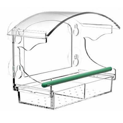 2025 Trend Window Bird Feeder With 4 Strong Suction Cups, Clear Window Bird Feeder For Outside, Acrylic Bird House For Window Ea