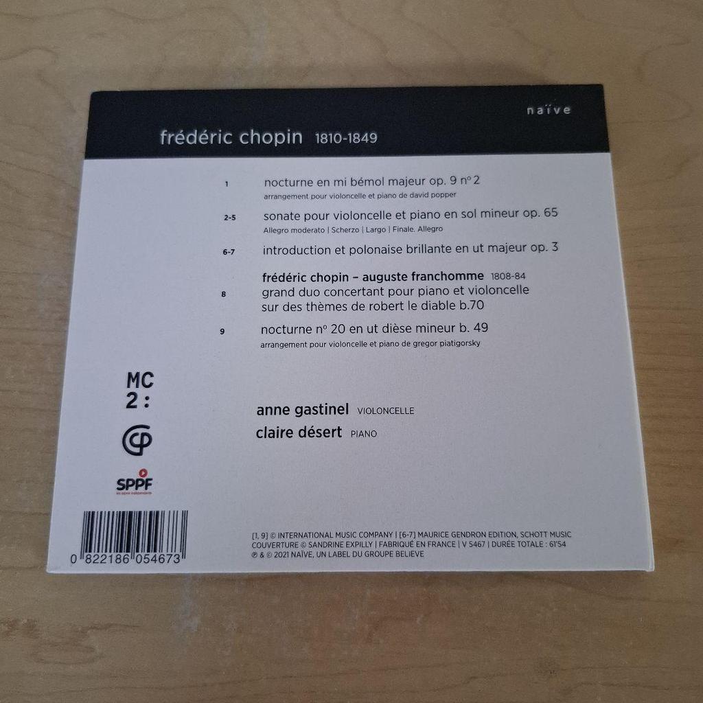 [USED] Gastinel, Anne Chopin