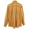 Vintage 70s Striped Pattern Long Sleeve Western Shirt 16/33 Orange Men's Used