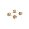 Inlaid Zircon Pine Cone Pendant - 14K Gold-Filled, Tarnish-Resistant, DIY Bracelet & Earrings Handmade Jewelry Charm