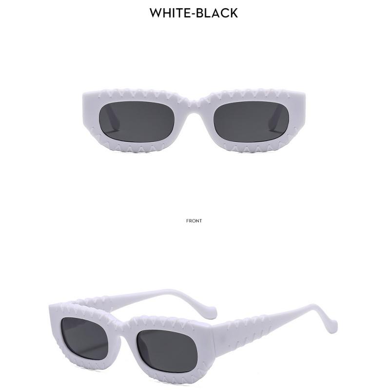 Women's sunglasses, men's and women's fashion square braided sunglasses