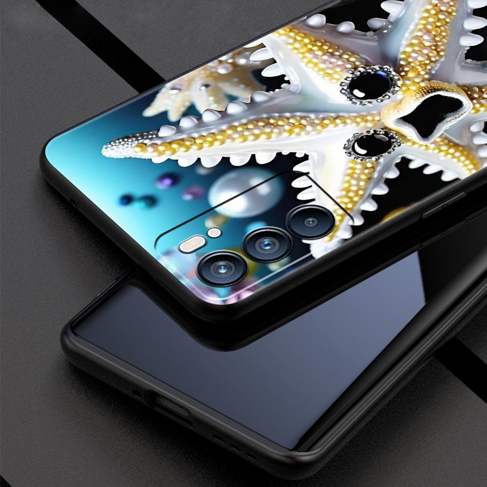 Ocean Coastal Seashell Seaweed Phone Case For Oppo A17 A31 A54 A57 A78 A79 A98 Find X5 X6 Reno 6 7 8 10 11 12 13 F Pro Soft TPU