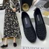 Spring  Summer Hollow Sandals Women's All-match Hole Shoes Flat with Soft Bottom Non-slip Peas Shoes Flat Bottom