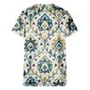 Women's Printed Short Sleeve Round Neck Retro Short Sleeve Summer Loose Tops Tops Women's Summer T-Shirts
