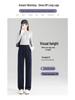 New Winter High-Waist Fleece-Lined Embroidered Pants - Women's Loose-Fit Warm Sweatpants