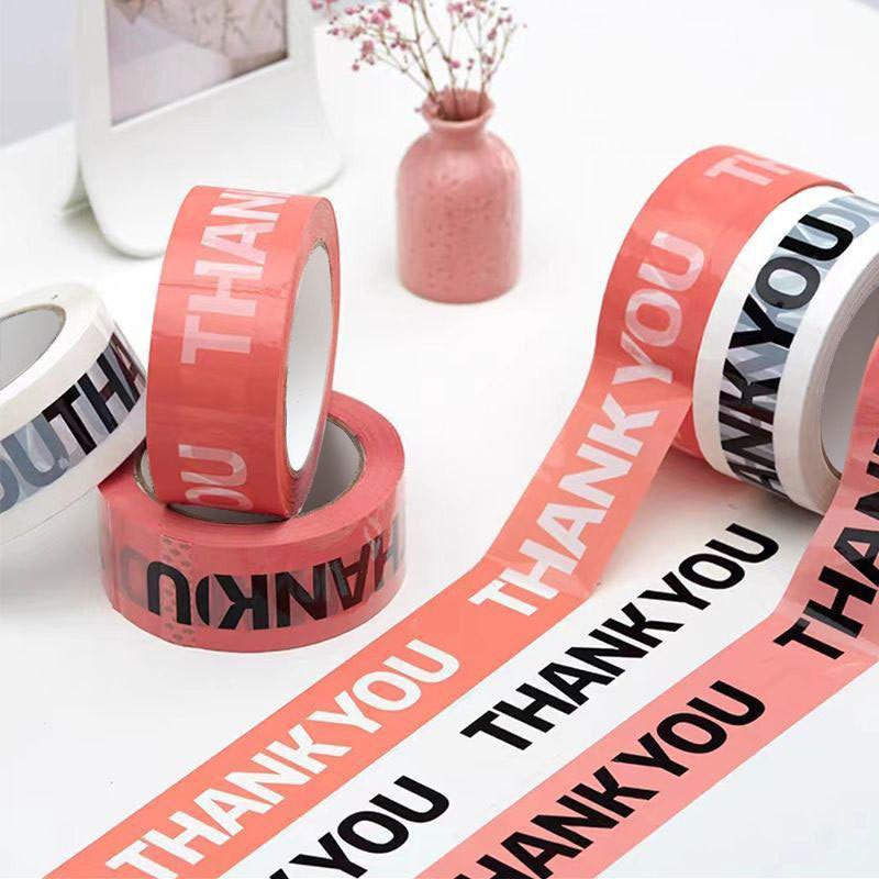 THANKYOU Printed Cartoon Packaging Tape - Express Sealing and Patterned Paper Tape