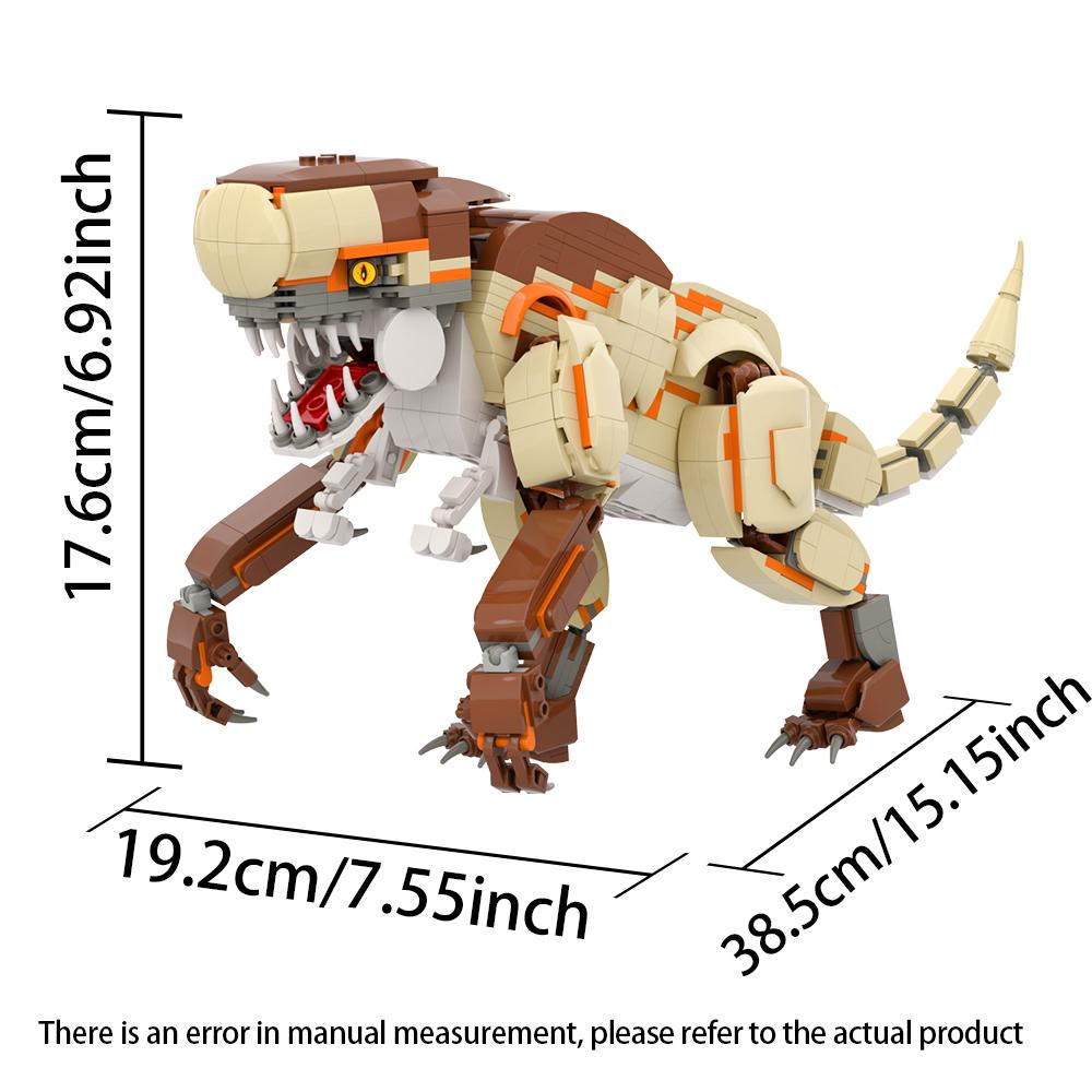Moc Jurassicess High-Standard And First-Class World Indominus Superior-Grade Rex High-Standard Dinosaur Superior-Grade Construction-Set