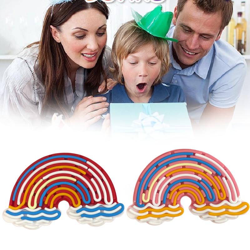 Colorful Sensory Activity Board For Stress Relief With Soft Silicone Design Ideal For Kids And Adults
