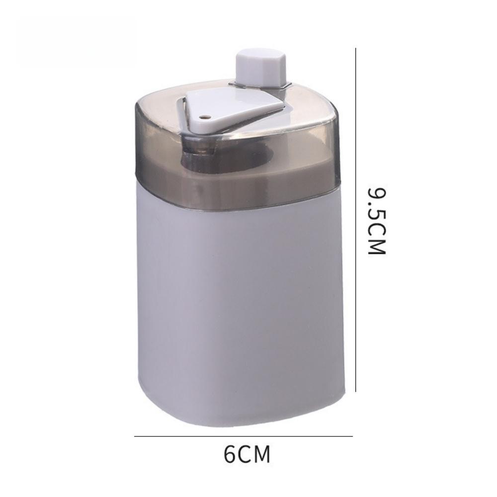 

Press Type Automatic Ejection Toothpick Can Household Living Room Kitchen Toothpick Box Portable Plastic Toothpick Dispenser сірий