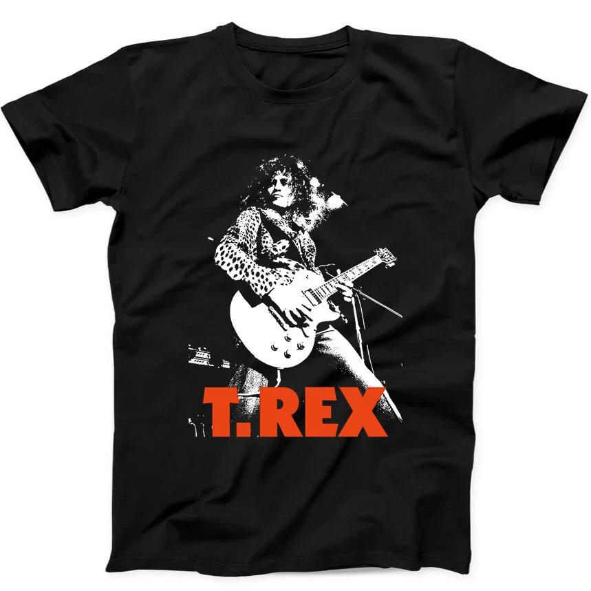 

T.Rex Рок-группа Марк Болан Музыка Trex Бестселлер Подарочная футболка Черная футболка 54 XL