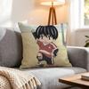 Anime Kotaro Lives Alone Cushion Cover 1Pcs Decorative Covers Soft Cushion Case For Sofa Couch Decor 40X40 45X45 Pillowcases