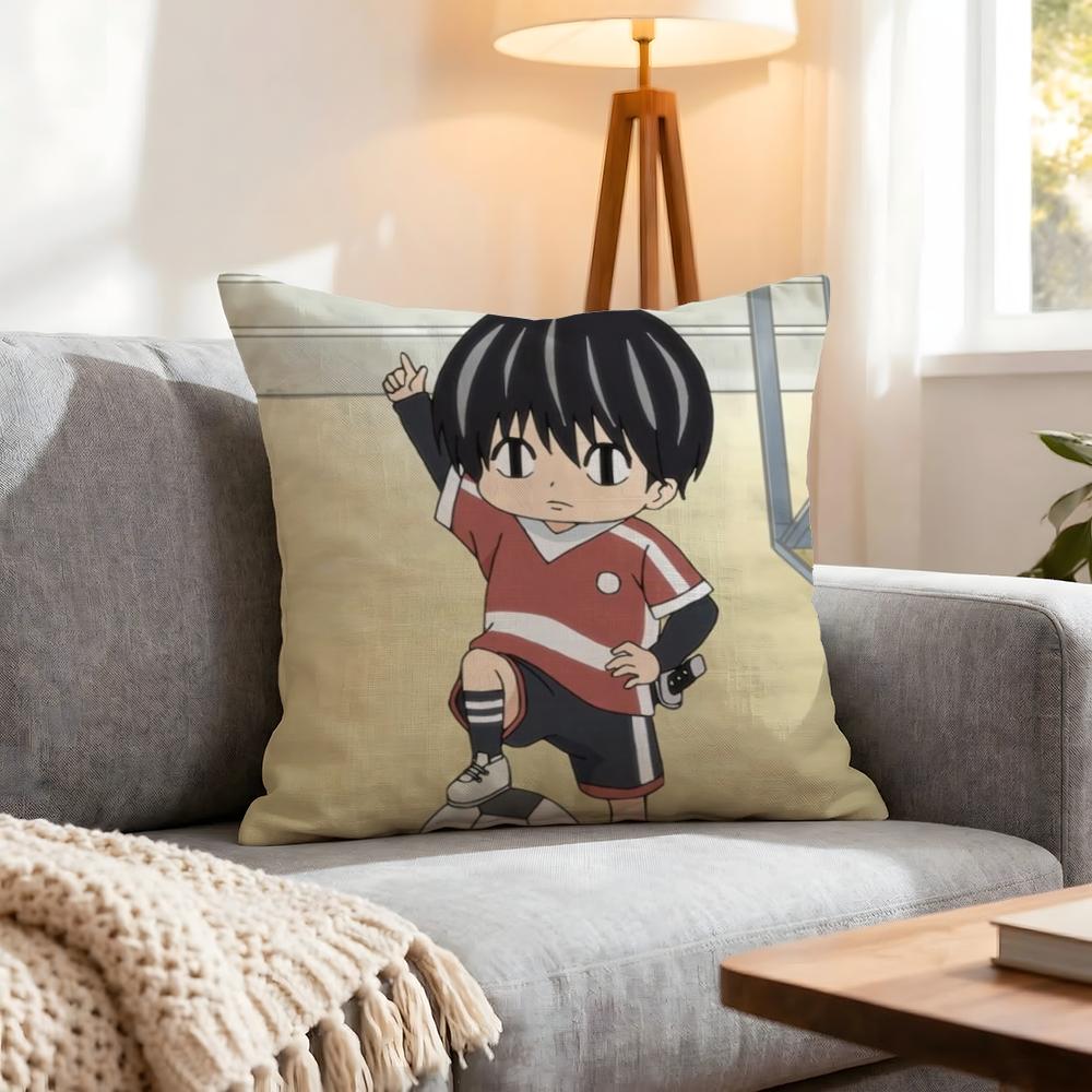 Anime Kotaro Lives Alone Cushion Cover 1Pcs Decorative Covers Soft Cushion Case For Sofa Couch Decor 40X40 45X45 Pillowcases