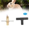 5Pcs Water Fountain Nipple Drinkers Mink Rbbit Breeding Drinking Equipment