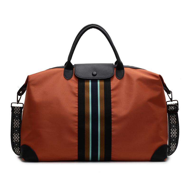 Men's and women's fitness large-capacity ethnic style hand-held travel bag dry and wet separation fashion portable commuter luggage bag