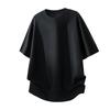 Short-sleeved Sweater Men's T-shirt Men's Round Neck Minimalist Casual Short-sleeved Men's Comfortable Nylon Cotton T-shirt