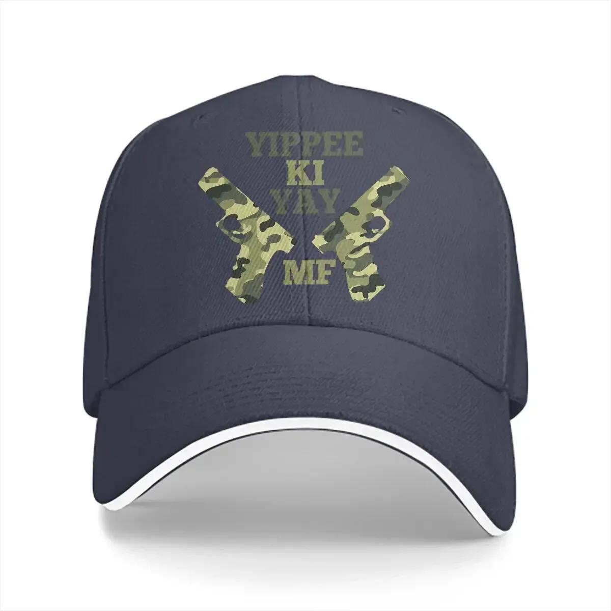 

Yippee Ki Yay MF Solid Color Baseball Caps Peaked Cap Shooting Sports Sun Shade Hats Unisex Women One Size