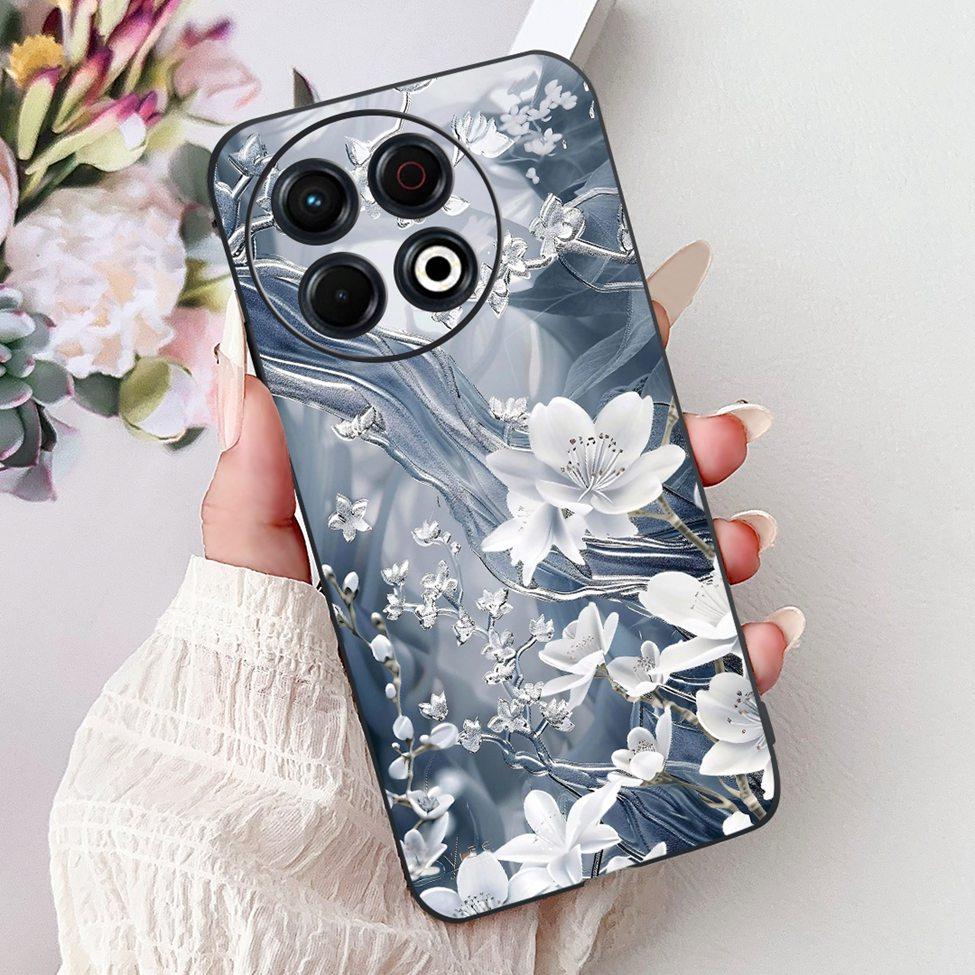 Voor Techno Spark 30 Pro 4G KL7 Cover Voor Tecno Spark 30 Pro 4G Hoesje Luxe Vlinder Liefde Mode Bloemen Cool Leeuw Schattig Geschilderd