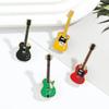 Pack of 4 Musical Instrument Badge Cute Cartoon Guitar Brooches Lapel Pins Musical Festival Accessories for Coat Hat