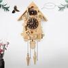 Solid Wood Cuckoo Clock Vintage Luxury Pendulum Wall Clocks Hourly Chiming Music House Decoration Living Room Decoration Gift