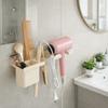 Space Saving Blow Dryer Hanger Wall Mounted Curling Iron Shelf Hair Dryer Holder  Comb