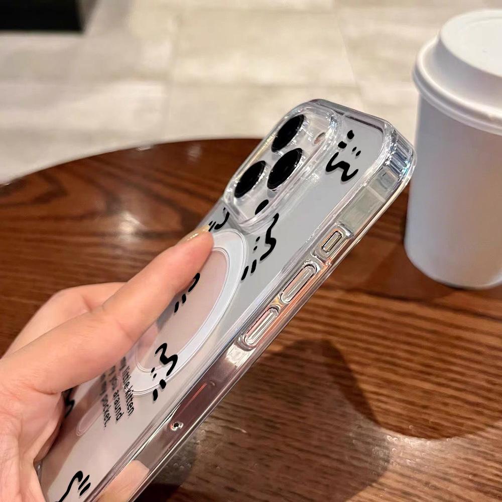 Magnetic Phone Case for iPhone 12 14 16 17 Pro 17 16 15 14 13 12 Pro Max  12 13 14 15  16 High Quality Shockproof Shell Full Protection Cute Style