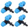 20PCS Plastic Cross Atomization Micro Nozzle Four Outlet Misting Sprinkler Nozzle Horticulture Use