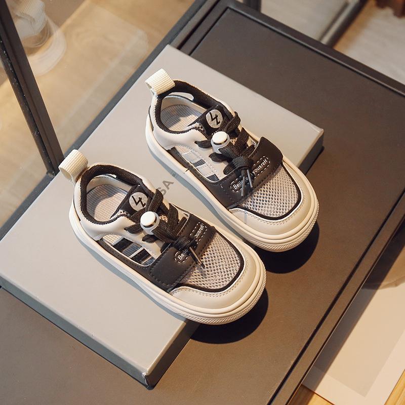 Children's Summer Sports Sandals Girls Mesh Medium and Older Children's Casual Sandals Boys' Fashion Hollow Shoes 2025 New