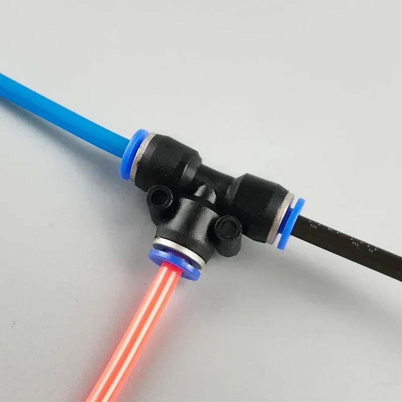 Pneumatic Fittings Quick Connector Air Hose Tube Connectors Plastic PE PEG 4mm 6mm 8mm 10mm 12mm Push Into Pluglug