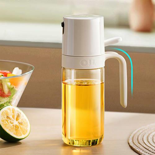 Varmebestandig glass sprayflaske for olivenolje, druekjerneolje og soyasaus. Dryppfri sprayflaske for olivenolje, olivenolje og andre matlagingsp