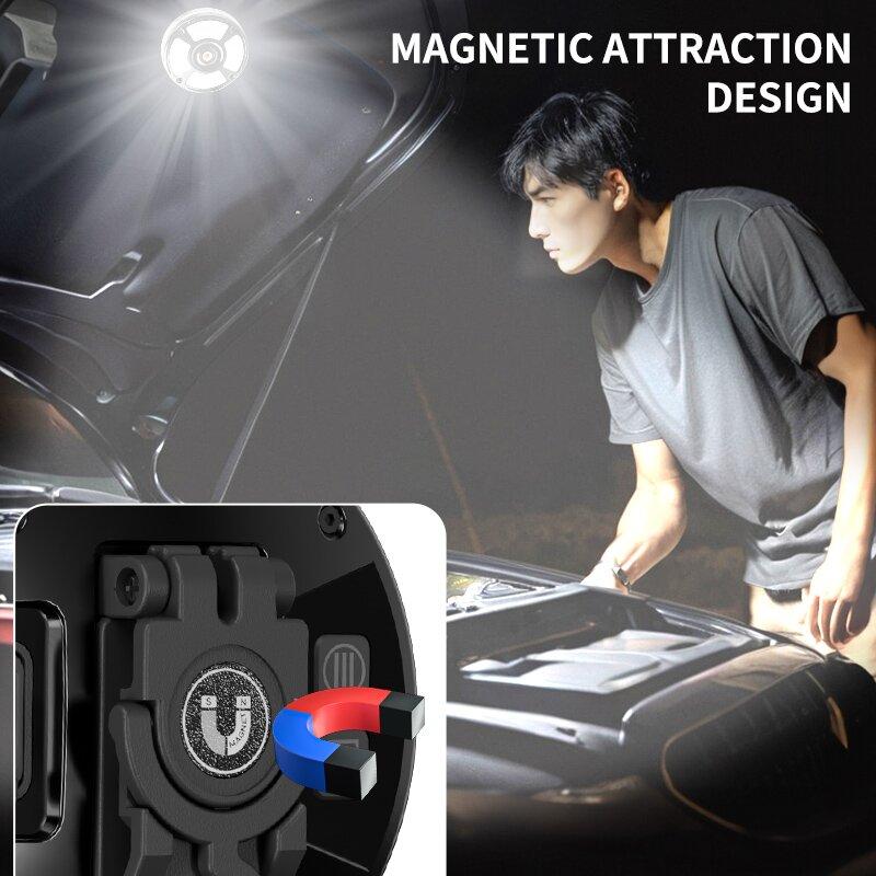Newest EDC Multifunctional Camping Light with Multiple Light Sources Outdoor RGB Atmosphere Light Portable Hat Clip Hook Magnet