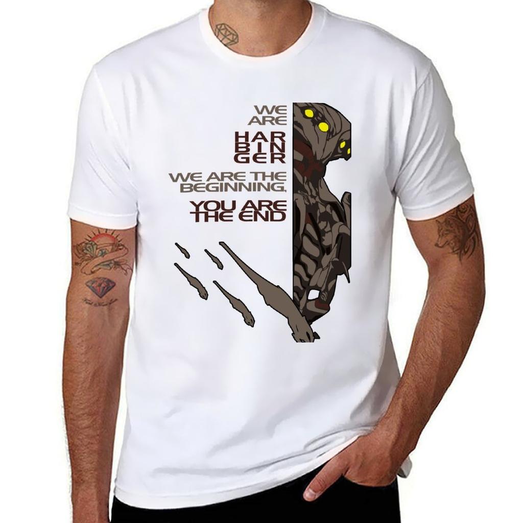 Massenwirkung: Harbinger T-Shirt schwarzes Baumwoll-T-Shirt schlicht für Herren Paket Herren T-Shirts für Herren lässiges T-Shirt