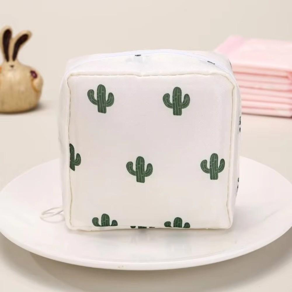 Waterproof Sanitary Pad Storage Bag Cartoon Pattern Sanitary Napkin Bag  Women Girls
