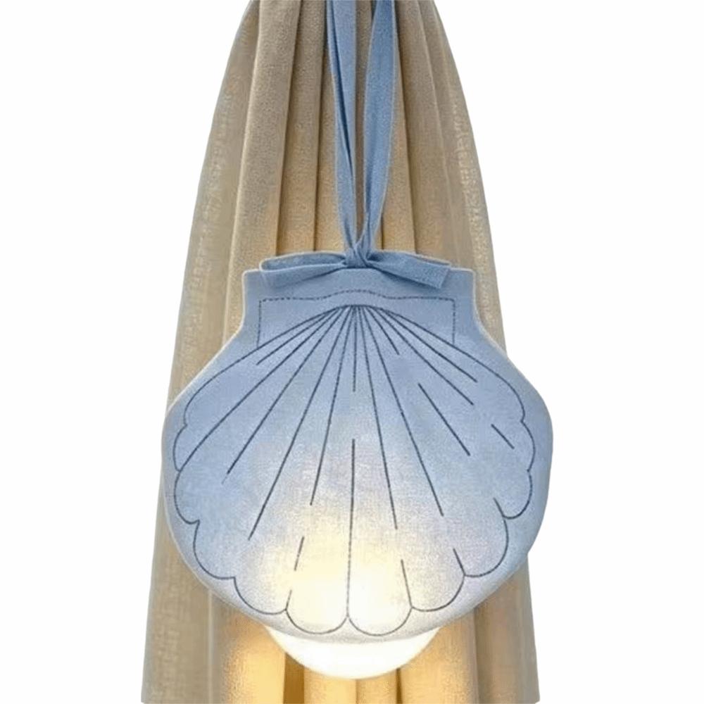 Simple Shell Shape Night Light 3 Color USB Charging Hanging Lamp Cute Creative Bedside Lamp Home Decoration