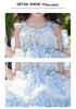 2026 Sommer Prinzessin Lolita Aufgebauschtes Schleppenkleid - Super Feenhafter Stil Festliches Kleid für Kleine Mädchen