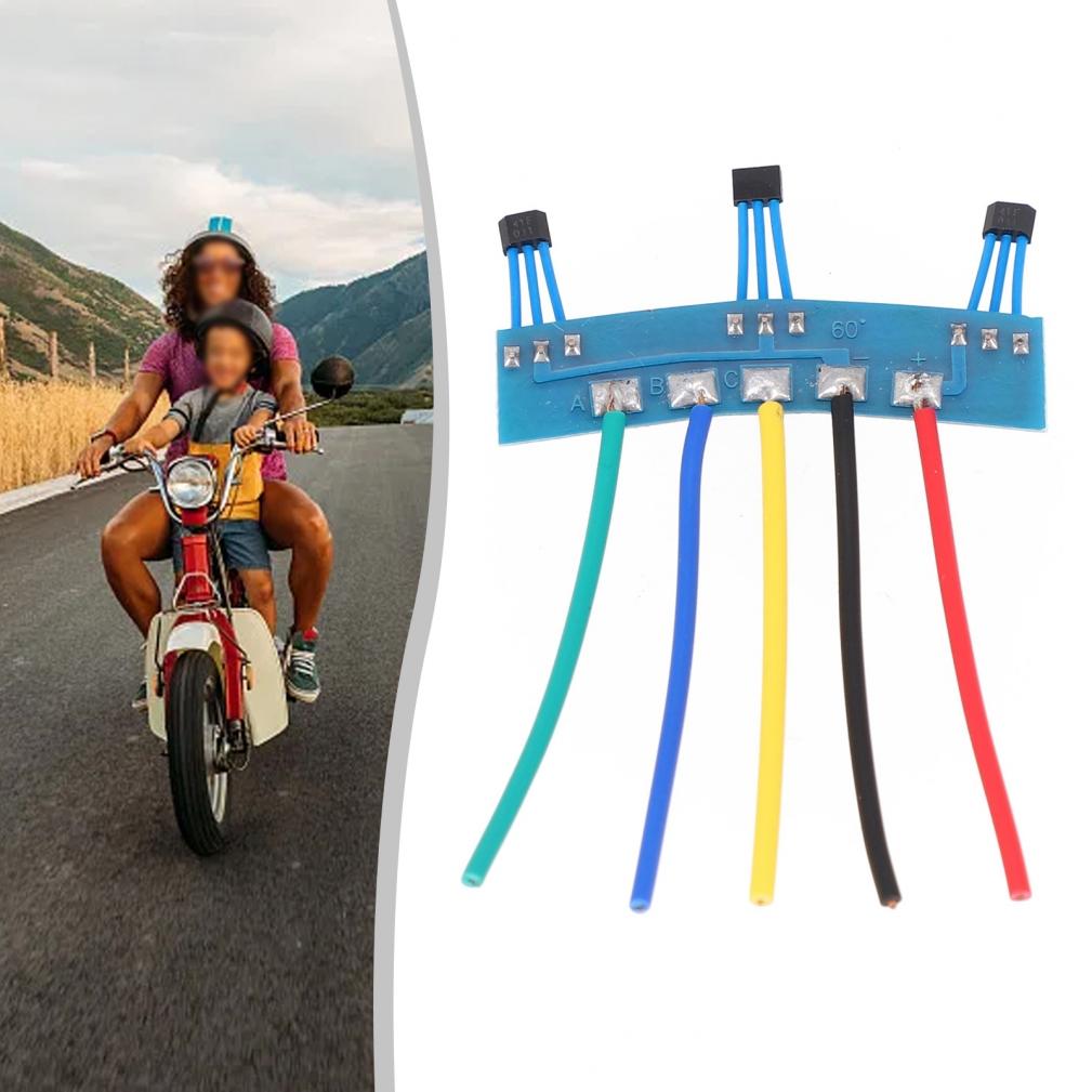 חיישן הול לקורקינט 41F 60° כבל לוח PCB PCB לאופניים חשמליים