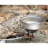 Heavy Type Camping Dish Outdoor Dinnerware Folding Handle Picnics Plate Dish for Backpackers Campers