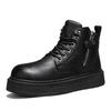 Autumn and winter solid color dirt-resistant high-top Martin boots hard-soled wear-resistant boots outdoor non-slip stitching labor insurance shoes