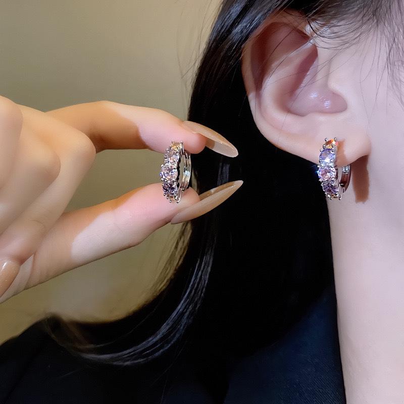 Korean Minimalist Zircon Ear Cuffs: Trendy, Elegant & Versatile Earrings