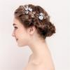 Luxury Wedding Bride Hair Jewelry Flower Hair Pin Bridal Clips Hair Combs Leaves Tiara