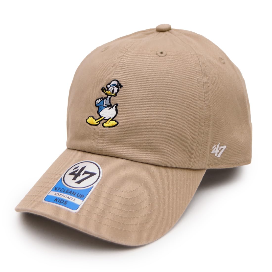 

47 (Сорок семь) Детская кепка для уборки - Дизайн с Дональдом Даком из Disney 14865118 (Хаки/F/Jr)