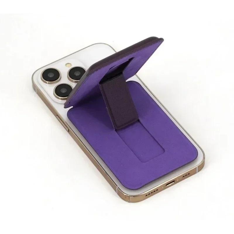 2 in 1 Strong Magnetic Leather Wallet With Hide Stand Case For Magsafe For iPhone 15PM 14 13 Pro Max Mag Safe Card Holder Pocket Cover