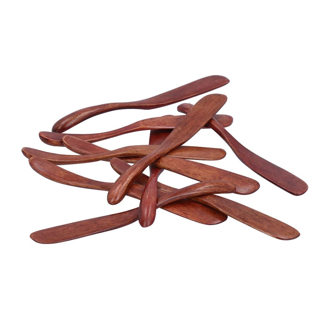 10 pz Coltello da Cena in Legno Spalmaperformaggio Coltello per Torta Stoviglie Riutilizzabili Gadget da Cucina per Casa Cucina Picnic Ristorante