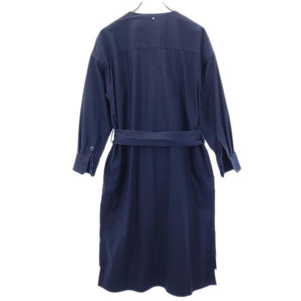 CONVERSE One-piece style No color coat Navy blue Thin Women Used