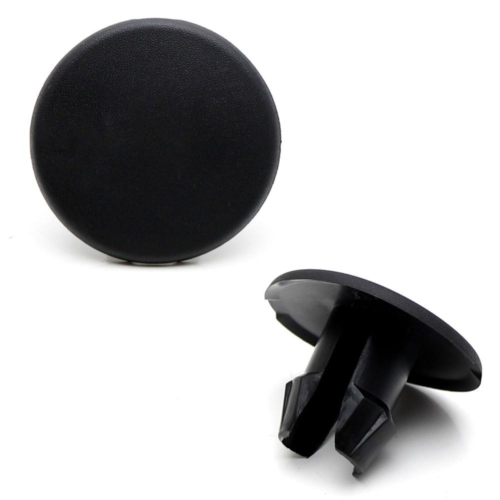 

New For Ford F150 F250 F350 F550 Rear Bumper Step Pad Round Plug Cover Black 17D754